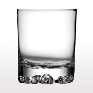 Vasos Whisky VALLE NEVADO .FDO. INCOLORO 300cc.